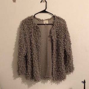 Hayden girls purple/gray sweater.